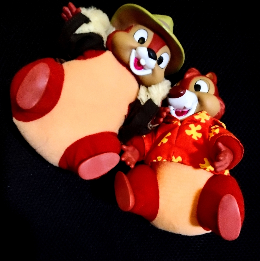Chip And Dale Rescue Rangers Applause Plush Chip & Dale 90's Sofu